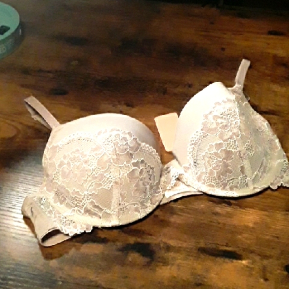 NWOT Taupe 36B Dorina Beautiful Lace Padded underwire Bra